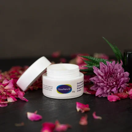 Glow Natural Glutathione and Alpha Arbutin Skin Brightening Cream – 50g – Advanced Formula for Even Skin Tone, Radiance, and Dark Spot Reduction