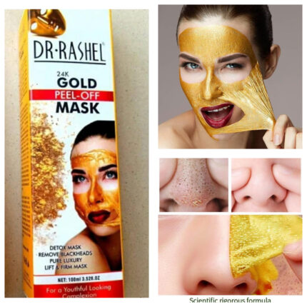 Dr Rashel Original Gold Peel Off Facial Mask – Glow Like Pure Gold – Deep Cleansing & Radiant Glow - 100 ML