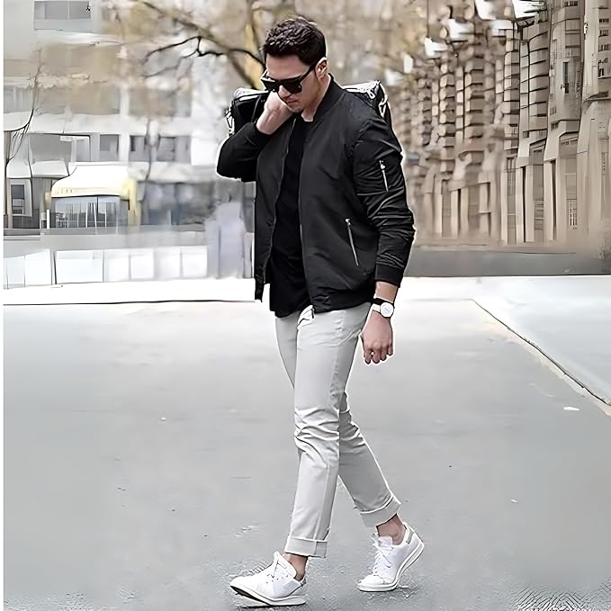 men’s stylish thermal jacket with zipper pockets – windproof protective nylon jacket for cold weather men’s stylish thermal jacket with zipper pockets – windproof protective nylon jacket for cold weather